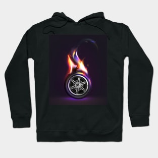 Burning Tire Hoodie